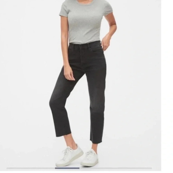 Gap Cheeky Straight Button Fly - Faded Black Jeans - 16/32 - Picture 3 of 12